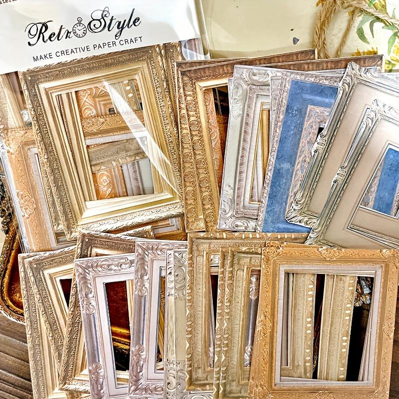 30pcs Vintage Frame Pieces Thick Paper Die Cuts Collection Kit Scrapbooking Planner/Card Making/Journaling Project