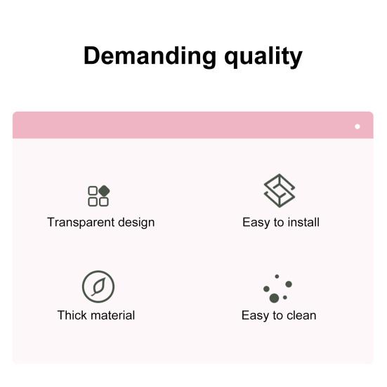 Kleine Tiertoilette Großer Raum Transparenter Duschraum Hamster Sandbad Behälter Käfig
