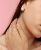 Baradu [Baradu 925] 12Mm Pearl Stud Earrings