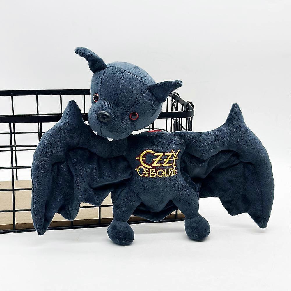 New 25cm Funny Ozzy Osbourne Bat Plush Toy Game Animation Surrounding High-Quality Children Birthday Gift All Saints' Day Gift
