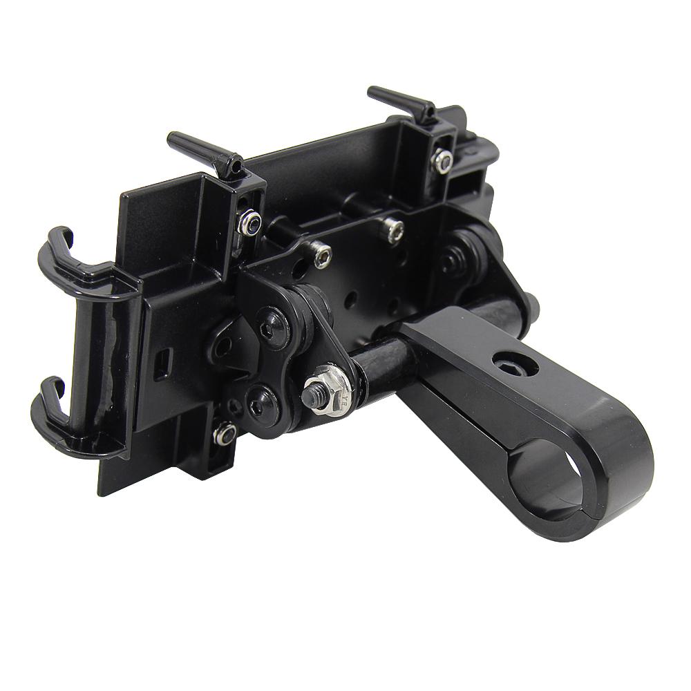 Universell Neu Für Ø 22mm Lenker Neu Schwarz Motorrad Handy GPS Halterung Mit Lenkerklemme
