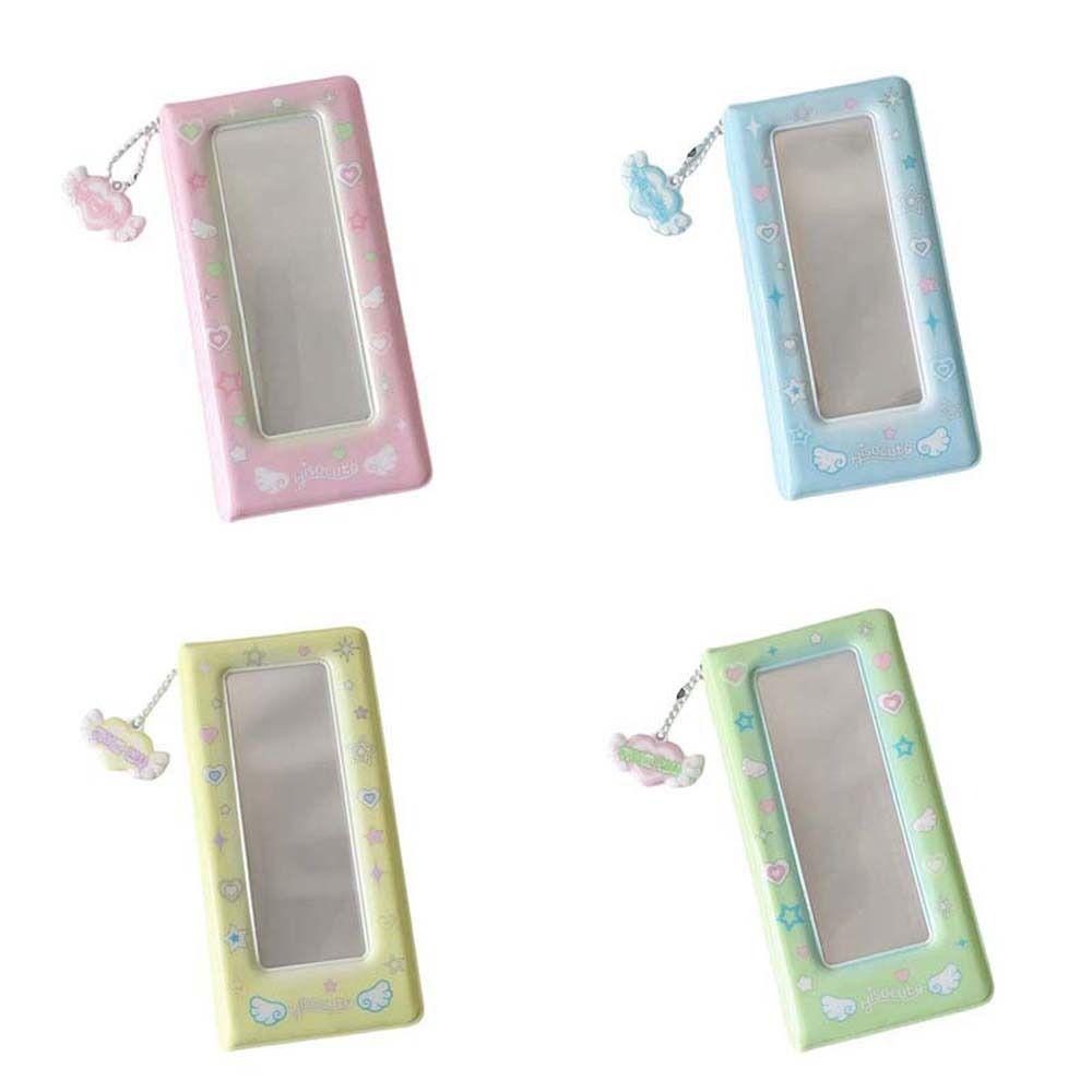 Love Heart ID Photo Photocard Frame PVC Card Cover Idol Card Display Protector  Student Friends