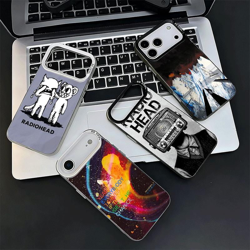 R-Radiohead Bnad Soft Phone Case for iPhone 15 16 17 Pro Max 17Air 16E 14 Plus 13 12 Mini Shockproof Cover Back Shell