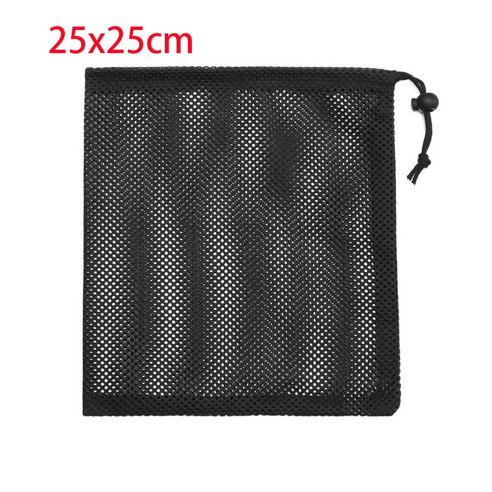 Durable Nylon Mesh Drawstring Bag Multi Purpose Outdoor Travel Stuff Sack Storage Bag Camping Bottle Pot Pan Carrier Pouch