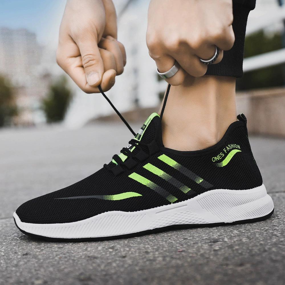 [Men's Shoes Daquan] Men's stock shoes treatment, flat-bottomed casual shoes, mesh breathable running men's shoes
