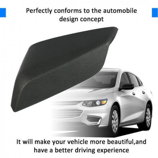 1x Driver LH Side For 2016-2020 Chevrolet Malibu Mirror Cap Cover Black Textured