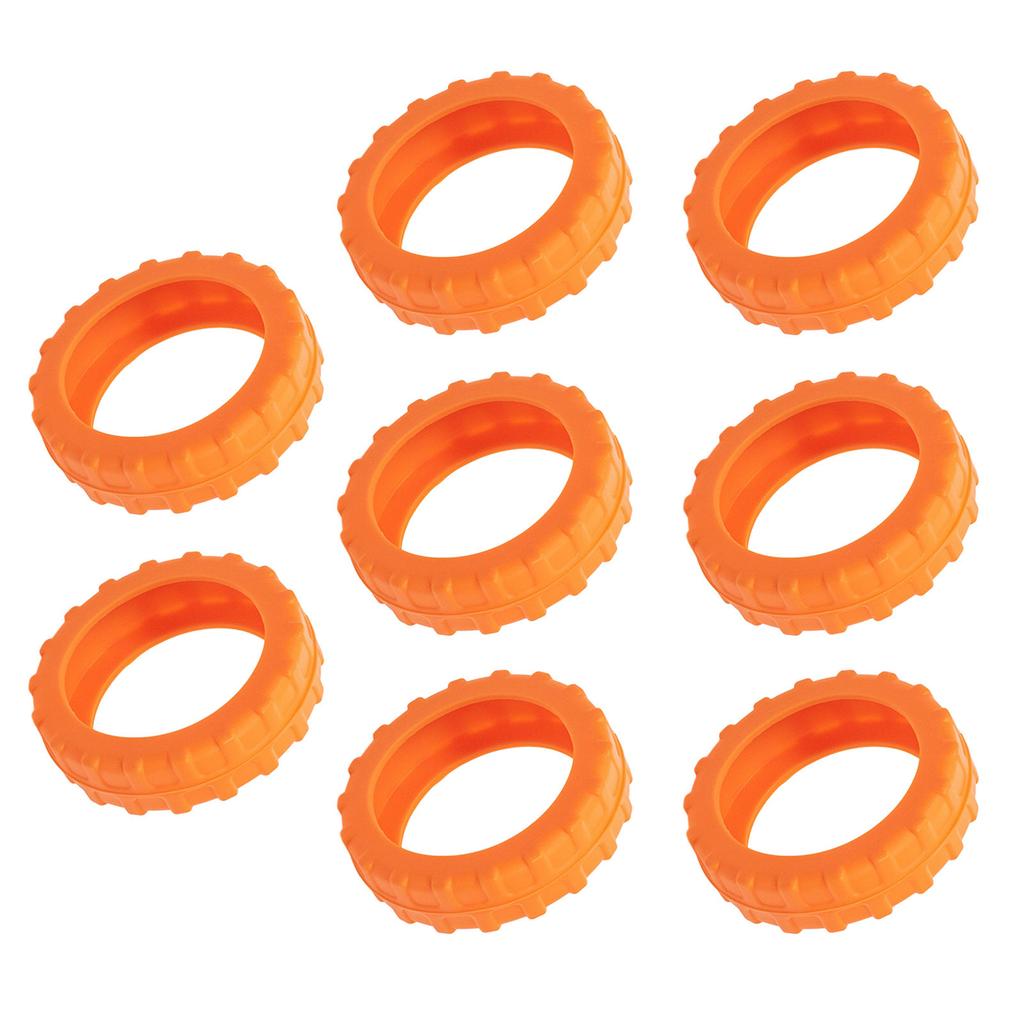 8Pcs Universal Silicone Luggage Wheel Cover Noise Reduction Protectors Anti Scratch Anti Roll Easy Installation