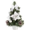 Mini künstlicher Weihnachtsbaum mit Schmuck, Familiengeschenk für die Feiertage, 20 cm