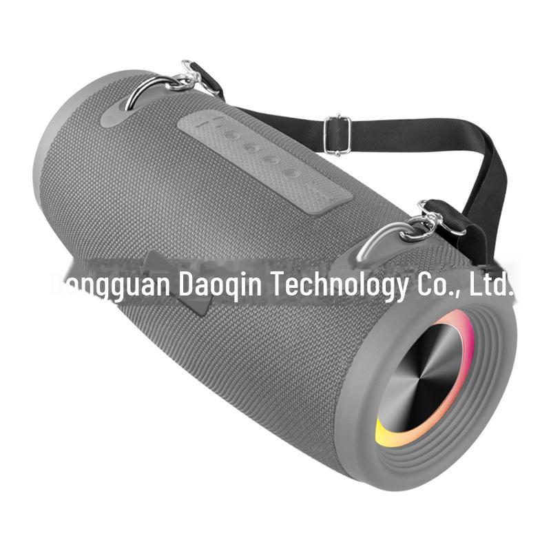 

L10 Портативный водонепроницаемый беспроводной Bluetooth-динамик с высокой громкостью и сабвуфером серый