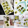 50PCS Cartoon Anime Warning Graffiti Stickers Anime Character Sticker Warning Slogan Warning Sign Decorative Decals for Guitar