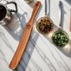 Bread Stirring Spatula Eco-Friendly Wooden Sourdough Starter Mixer Kitchen Jar Scraping Tool Dough Mixing Flat Stirring Stick
