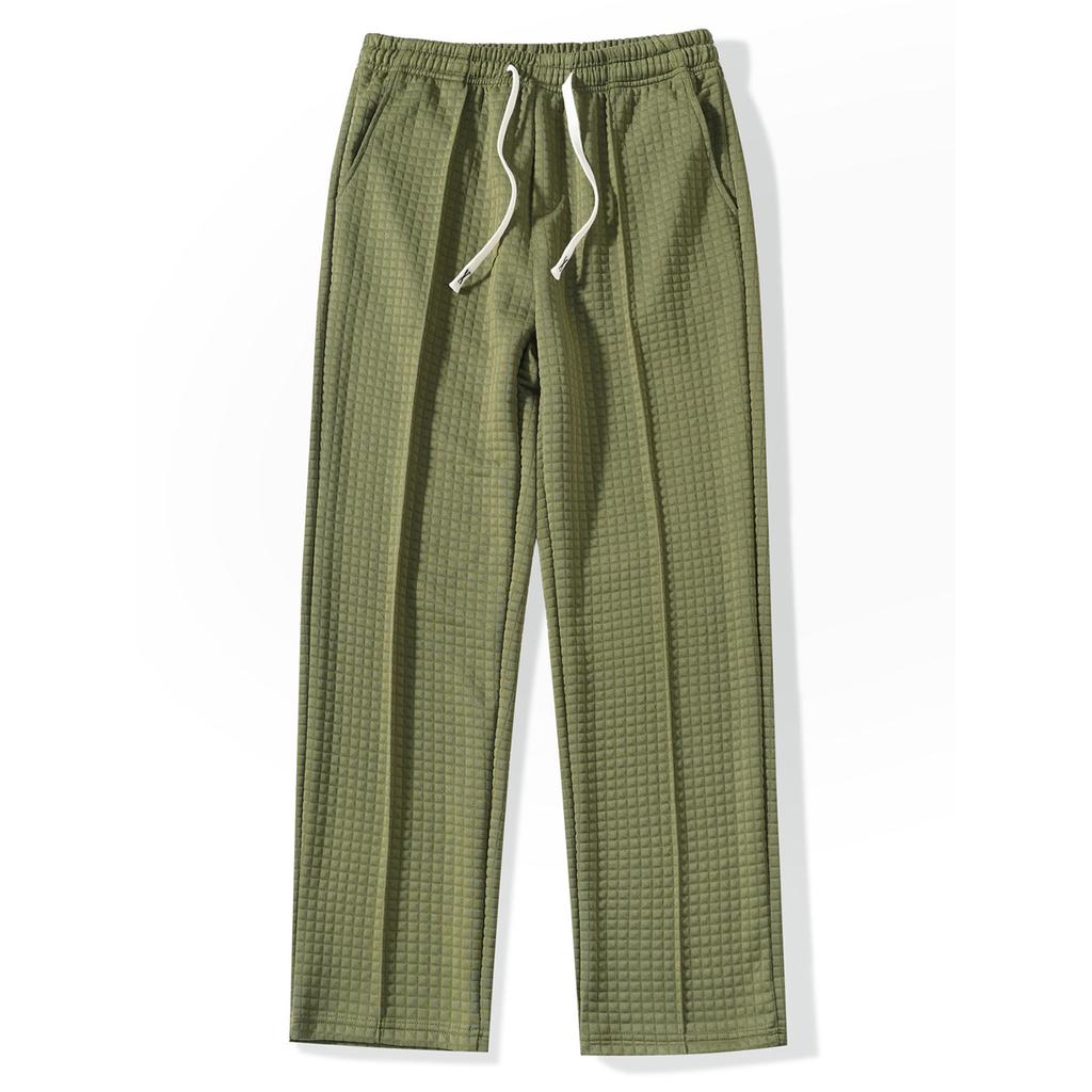 Men's  Leisure  Loose  Sports  Rope  Straight  Cylinder  Trousers