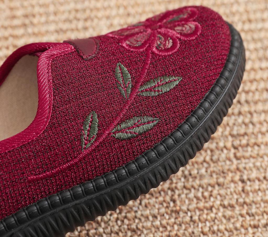 Women's Lightweight Non-slip Flat Shoes for Spring and Autumn – Comfortable Soft Sole for Middle-aged and Elderly