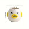1Pc Cute Chicken Ceramic Egg Separator - Creative Egg Yolk with Protein Filter, Baking Kitchen Gadget