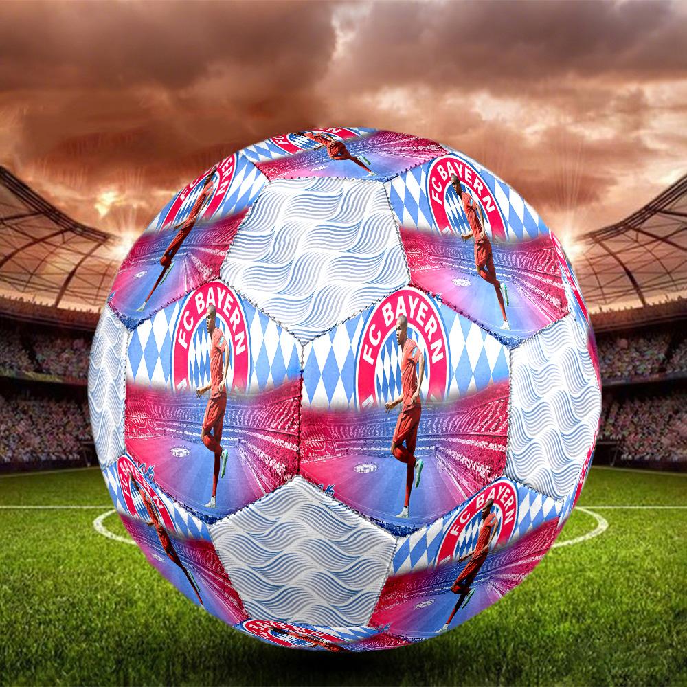 1pc German FC Bayern Munich Football Soccer Ball Size 5 Indoor Soccer Ball Fashion Colorful  Backyard Game -Great For Sports Fans Gift