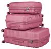 PTN WA06-SET3-2471 Pink Suitcase Set