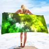 Green Clover St Patrick's Day Bath Towel Oversized Lightweight Beach Towel Travel Swim Pool Yoga Camping for Adults Women Men