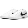 Nike Court Legacy Canvas White Black Swoosh  Sneakers  CW6539-101