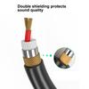 6.35mm Sound Extension Cable Male to Female 6.35 Auditory Extender Cord, Straight or Right Angle Connection