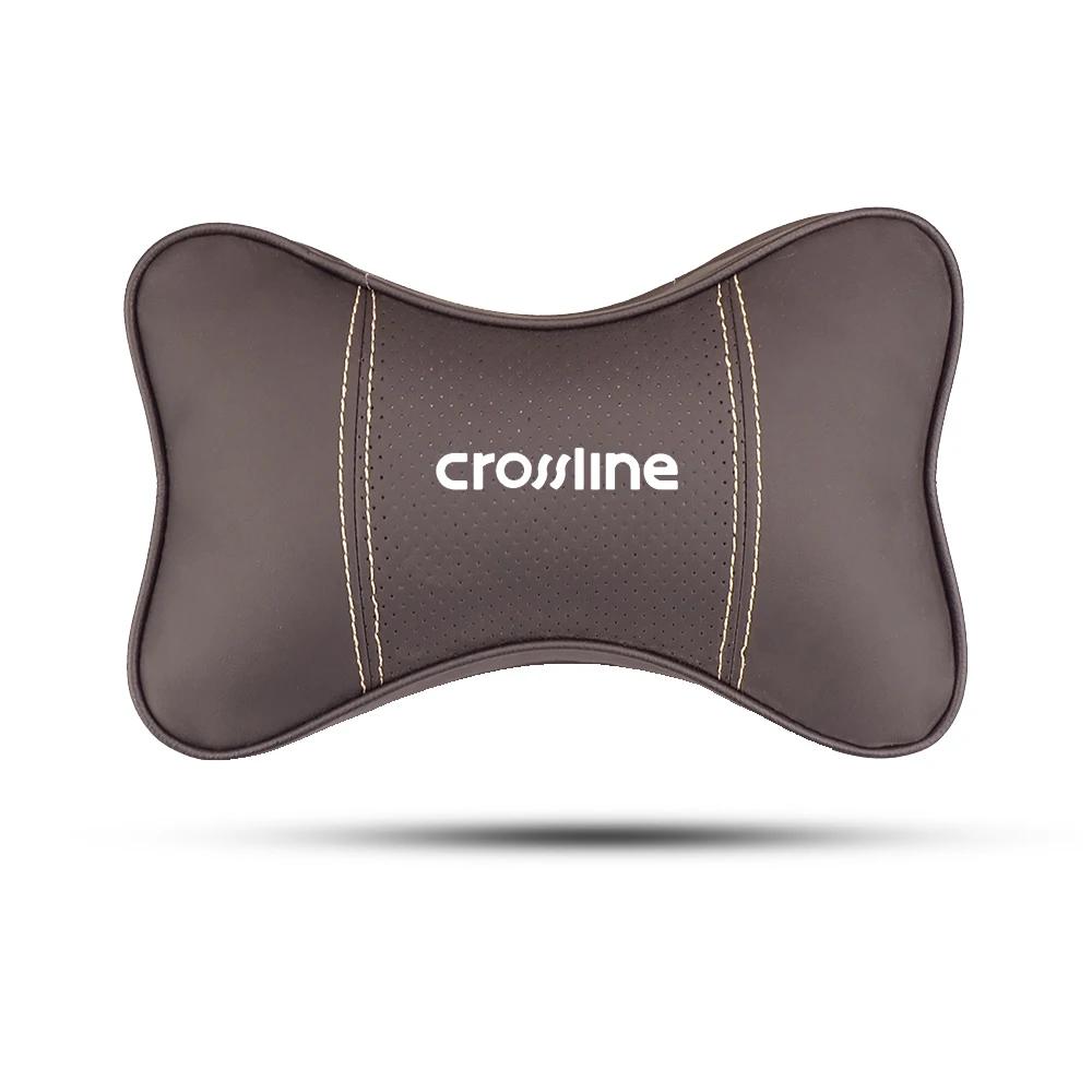 Car Seat Genuine Leather Headrest Neck Waist Pillow For Aixam MINAUTO CROSSLINE EAIXAM CROSSOVER MEGA CITY COUPE Car Accessories