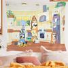 Anime BBlueyS Tapisserie Mignonne de Dessin Animé Décoration Murale Ménage Décoration de Maison