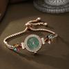 Small Fresh Floral Quartz Watch For Women With Diamond Embellishments And Alloy Strap
