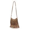 Tassel suede bag women's new women's bag simple and popular women's shoulder bag simple messenger bag