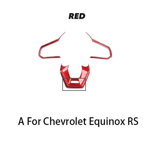 

For Chevrolet Equinox 2026 2026 Red Car Steering Wheel Handle Frame Cover Trim Automotive Interior Accessories