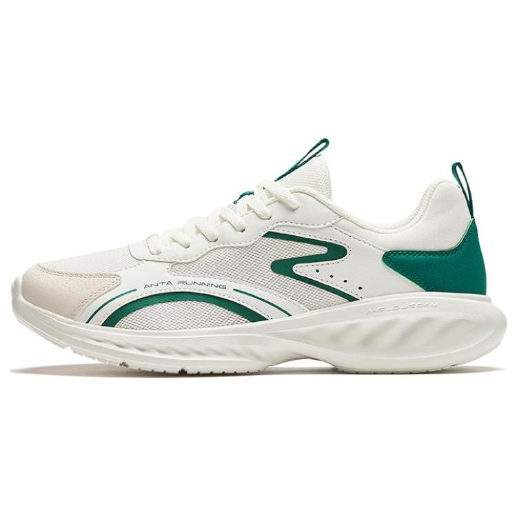 

new Anta Lightweight, Slip Resistant, And Abrasion Resistant Low Top Running Shoes Men s White Green 43