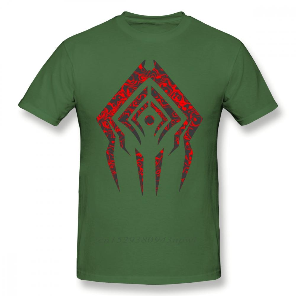 Warframe T-Shirt Stalker Sigil T-Shirt Kurzarm Oversize T-Shirt Lässig 100% Baumwolle Lustig Mann Gedrucktes T-Shirt