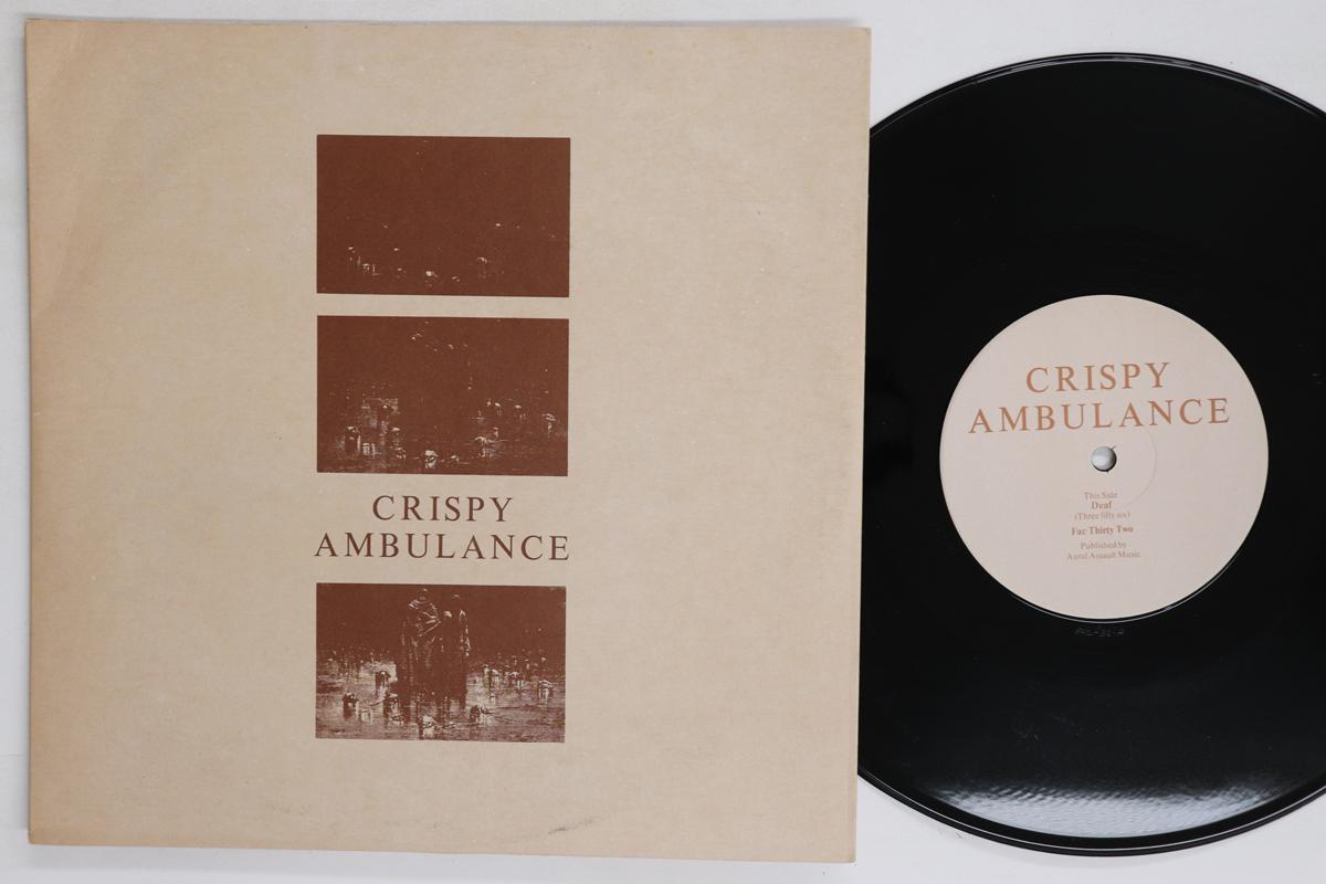 

10inch Record CRISPY AMBULANCE Unsightly Serene FACTHIRTYTWO FACTORY 1980 UK Rock Used