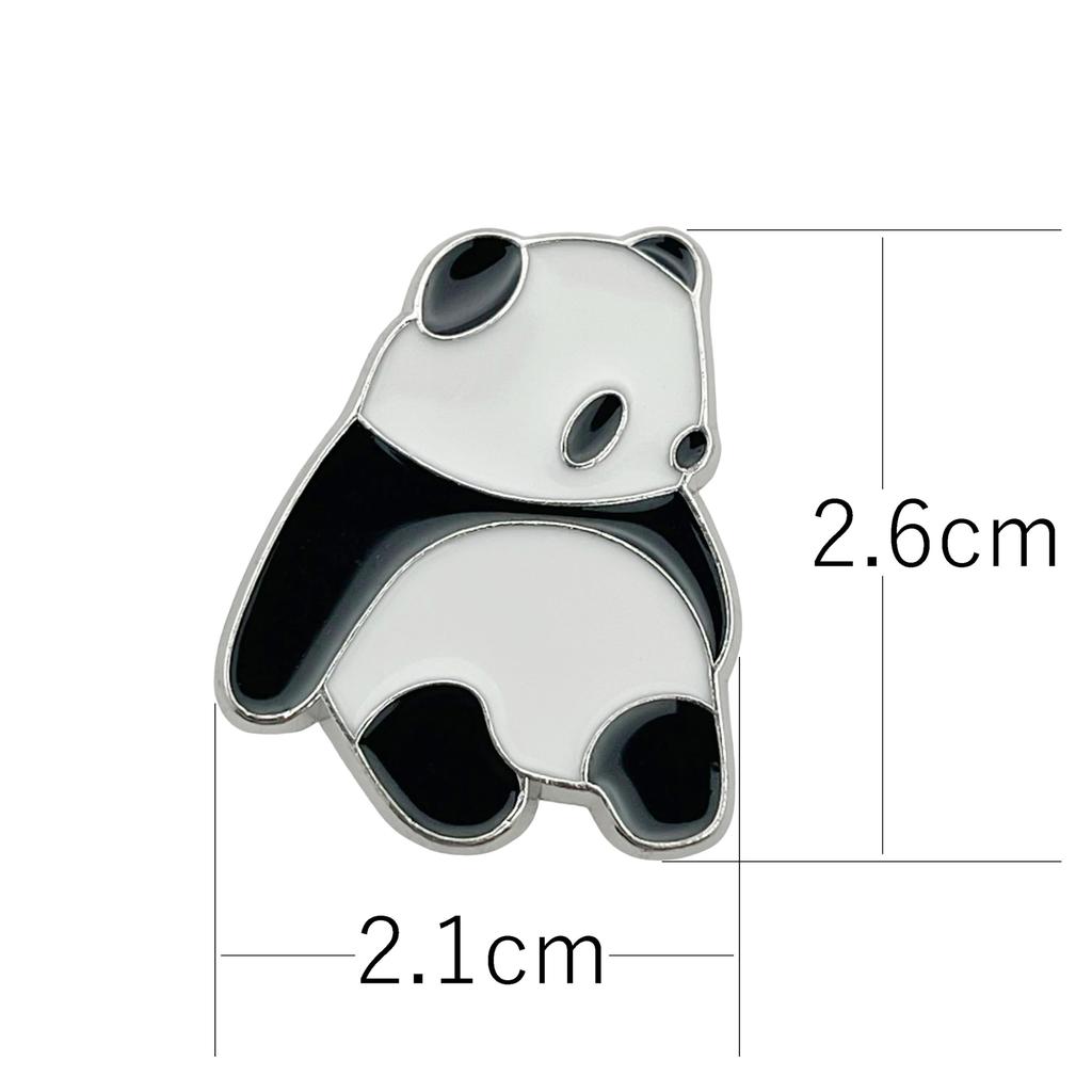EDEN Cute Panda Pin Badge 2.6cm [Sitting] [E1013]