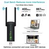 1300Mbps Dual Band WiFi Adapter USB 3.0 Drahtlose Netzwerk Karte 2,4G/5GHz Mini WiFi Dongle Empfänger Sender für PC /Laptop/Desktop
