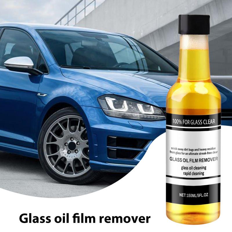 Car Windshield Oil Film Cleaner Auto Window Cleaner Cream 5 Fl.oz Glass Film Removal Windshield Spray Water Stains Stripper Car