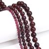 Perline di Granato Colorato da 4/6/8/10 mm per Collana, Braccialetto, Orecchini, Ciondolo Fai da Te, Perline Sfuse Rotonde, Vendita all'Ingrosso di Granati, Regali per le Feste