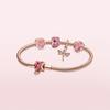 Pandora Flower Language Wish Bracelet Set Alloy Bracelet Men and Women Same Style Couple Style ZT24091810A