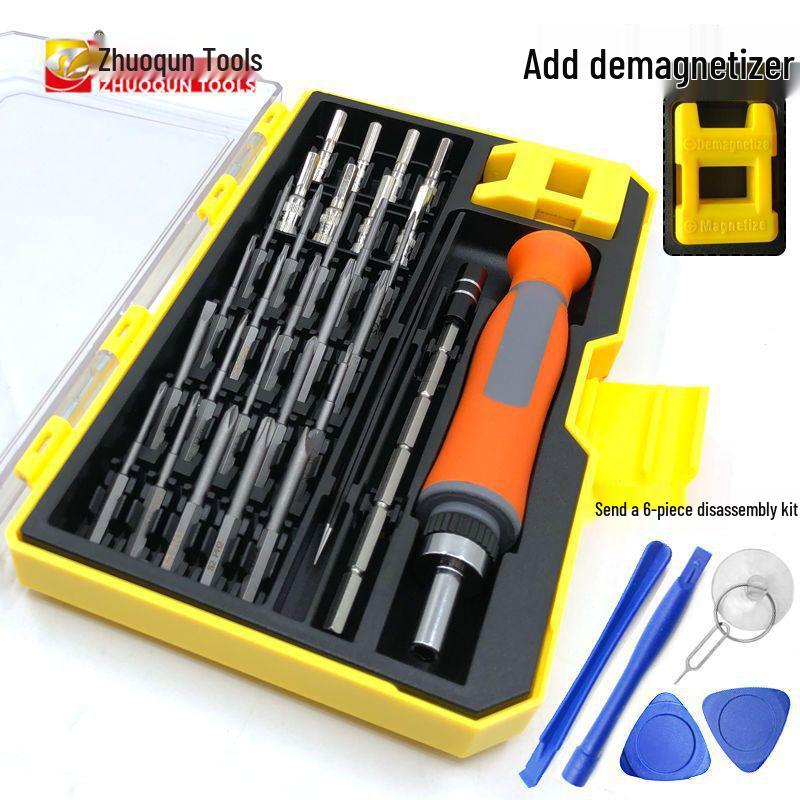 30-in-1 Magnetic S2 Screwdriver Set for Electronics & Watch Repair