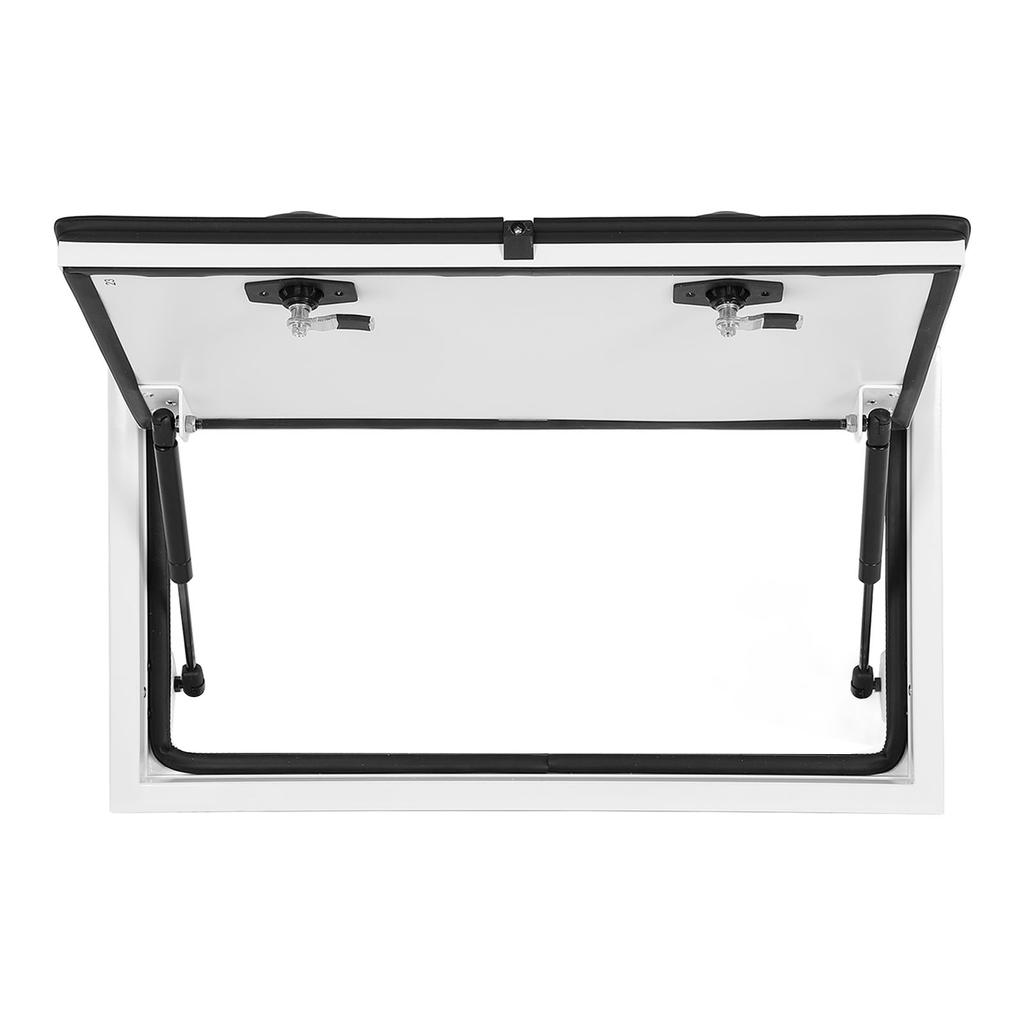 Rv Storage Hatch Door 26x14 Inch UV Resistant Aluminum Alloy Square RV Baggage Door with Lock