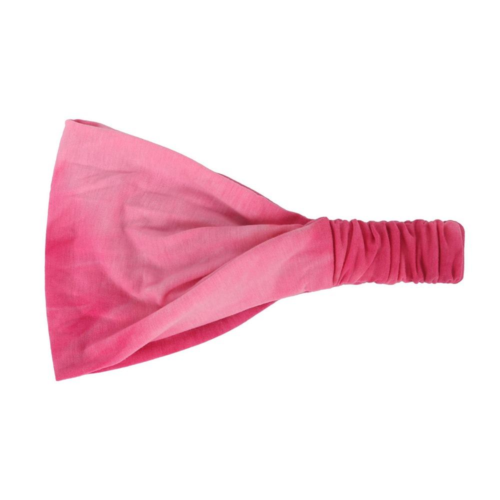 Cotton Yoga Headband Face Washing Fitness Elastic Headband Simple Tie Dye Headbands Girls