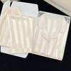 High-End Striped Long-Sleeved Trousers Pajamas Women'S Spring And Summer New Simple Solid-Color Loungewear Real Shot