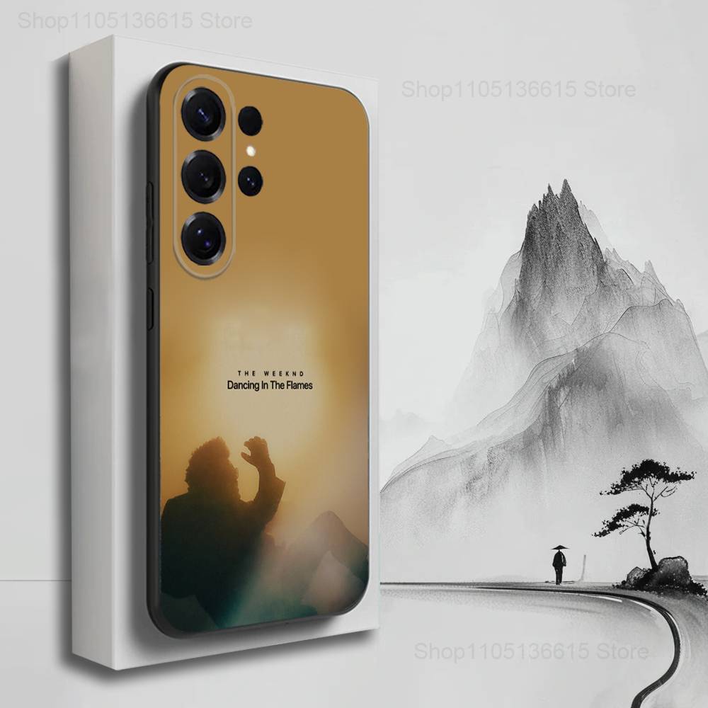 

T-The W-Weeknd Singer Case For Samsung S22,S25,Ultra,S24,S23,FE,S20,S10,Plus,S21,S9,Lite,Soft Silicone Black SamsungS10lite