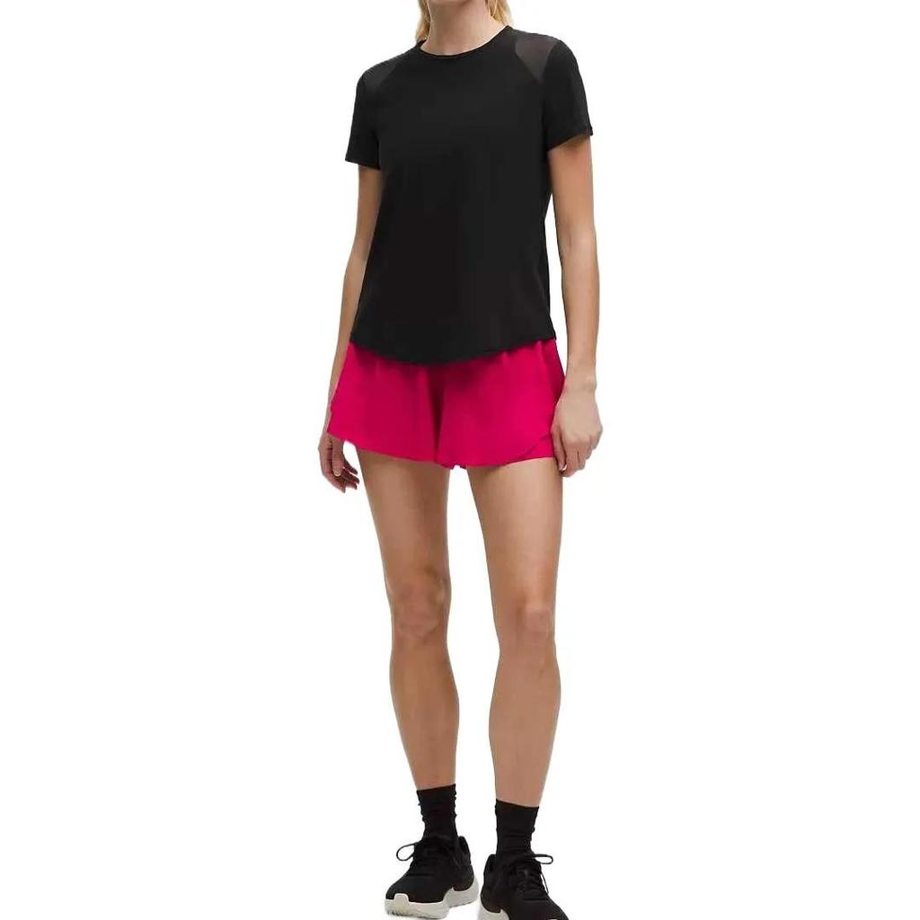 Lululemon Raglan Sleeve T Shirt Women's (Unisex) T-Shirts LW3JFUS | Pink Pearl