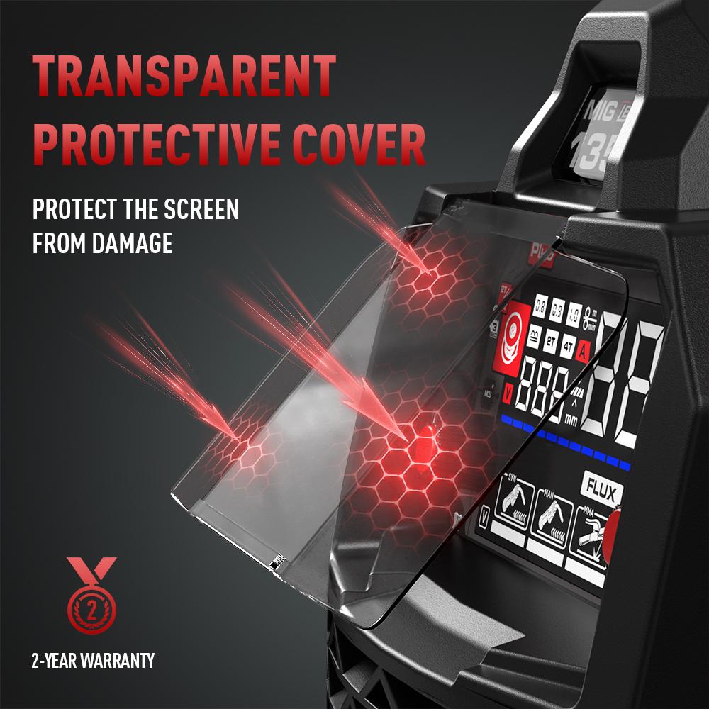 Saldatrice MIG MIG-135 PLUS ANDELI Saldatrice 3-in-1 FLUX CORE MIG/TIG LIFT/MMA con Sinergia 220V