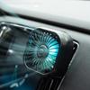 1Pcs 3 Speed Car Air Outlet Fan USB Cooling Fan With Color Changing Light Car Rear Seat Heat Dissipation Car Accessories