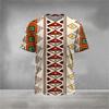 Men's 3D Printed Geometric Sports T-Shirt, Stylish and Unique Pattern, Summer Loose Crew Neck Short Sleeve T-Shirt