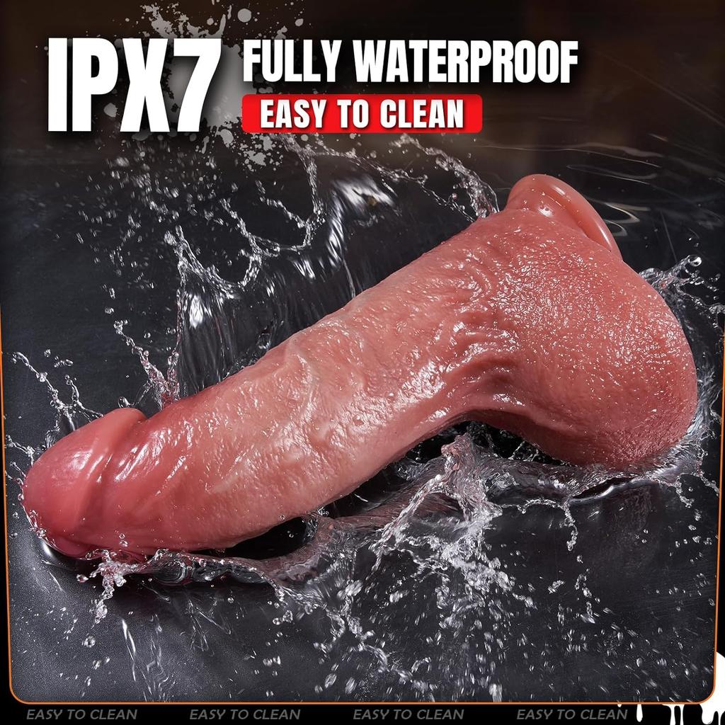 Realistischer Vibrationsdildo Vibrator Heizung Stoßdildo Anal G-Punkt Stimulator Fernbedienung Anus Vagina Stimulation Massagegerät Sexspielzeug für Erwachsene