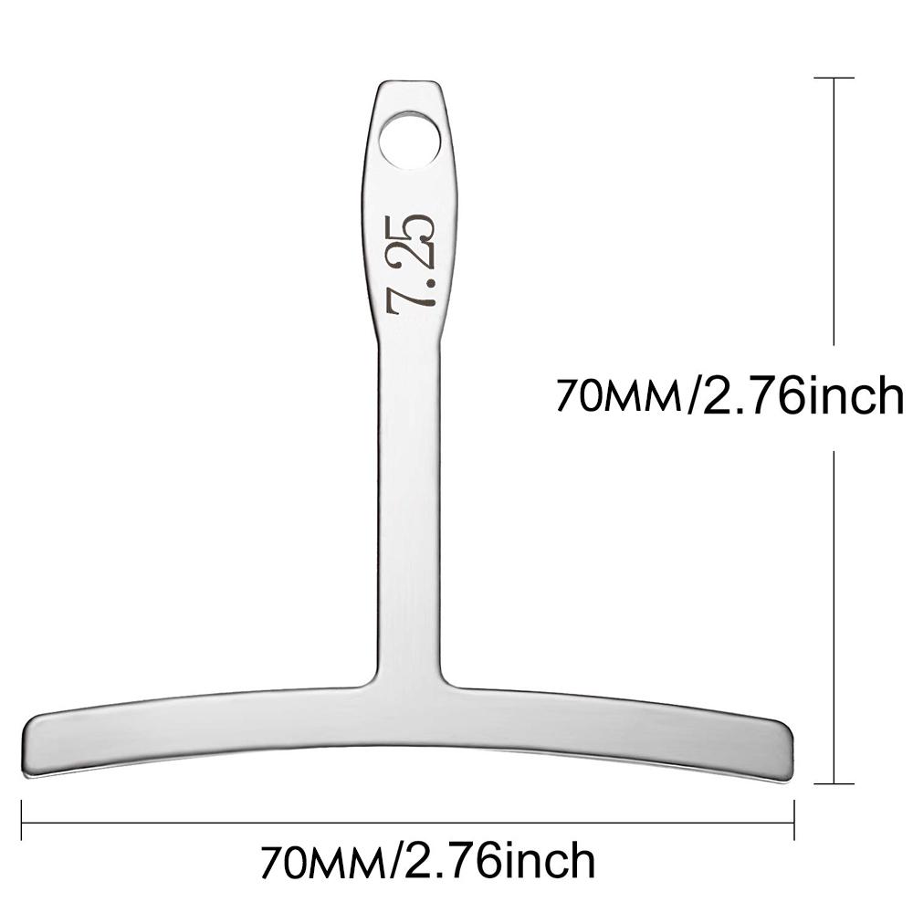 9pcs Stainless Steel Understring Radius Gauge For Guitar Bass Setup Luthier Tool