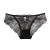 Low-Waist Seamless Lace Women's Triangle Panties with Breathable Pure Cotton Antibacterial Crotch