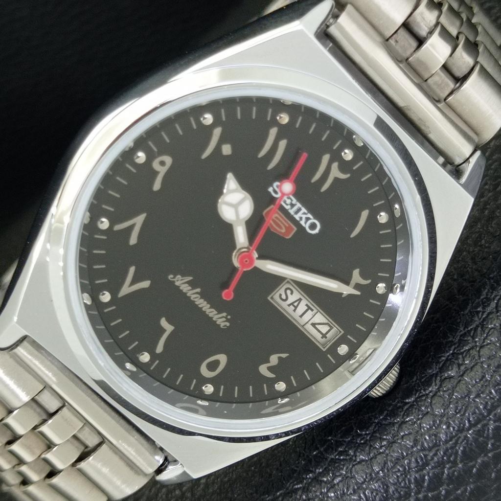 

АВТОМАТИЧЕСКИЕ ВИНТАЖНЫЕ ВОССТАНОВЛЕННЫЕ МУЖСКИЕ ЧАСЫ SEIKO 5 JAPAN 6309A ЧЕРНЫЕ a441350-5 Sk-a441350