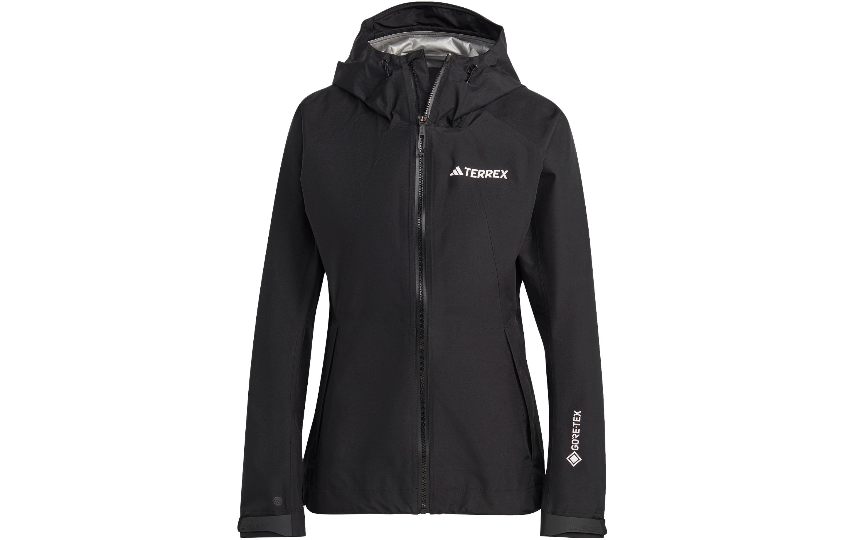 Adidas Waterproof And Windproof Windbreaker Jacket Women s Black HN2904 S